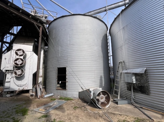 LONG 6,000 BU BIN SWEEP, FAN AND UNLOADING AUGER