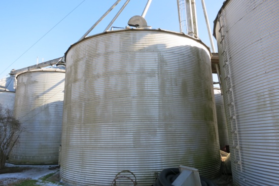UNICO 6,000 BU BIN, SWEEP, W/ DISCHARGE AUGER, NO FAN