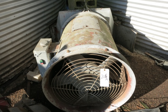 LONG DOUBLE PLENUM FAN ( 3 PHASE)
