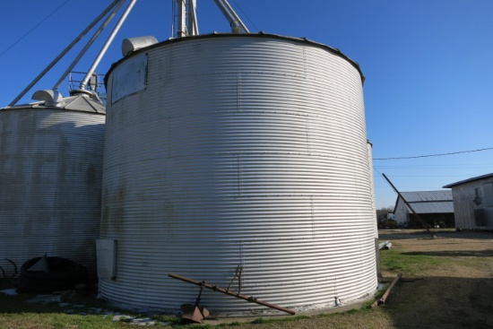 UNICO 6,000 BU BIN, SWEEP, W/ DISCHARGE AUGER, NO FAN