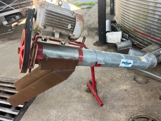 HUTCHINSON 8" , 6' UNLOADING INCLINE AUGER (3-PHASE)