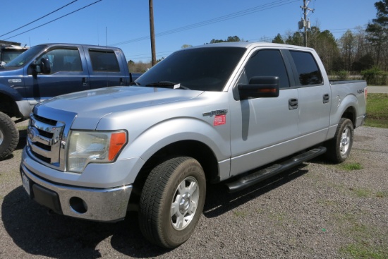 2011 FORD F-150, CREW CAB, 4X4, 183,508 MILES, VIN: 1FTFWIEF9BFD19554