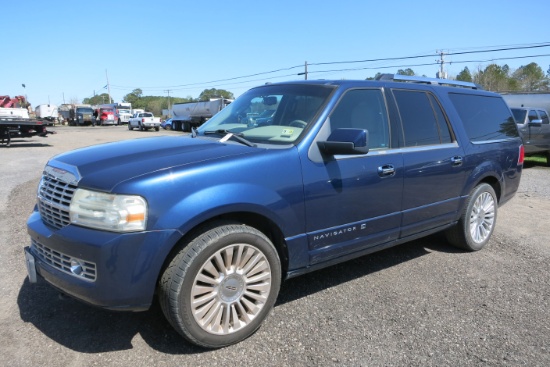 2014 LINCOLN NAVIGATOR, LEATHER, SUNROOF, 61,372 MILES, VIN:5LMJJ3J52EEL05760 (SALVAGE TITLE)