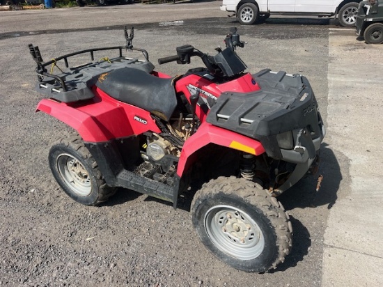 2007 POLARIS SPORTSMAN 300 ON DEMAND ALL WHEEL DRIVE WINCH 748 MILES