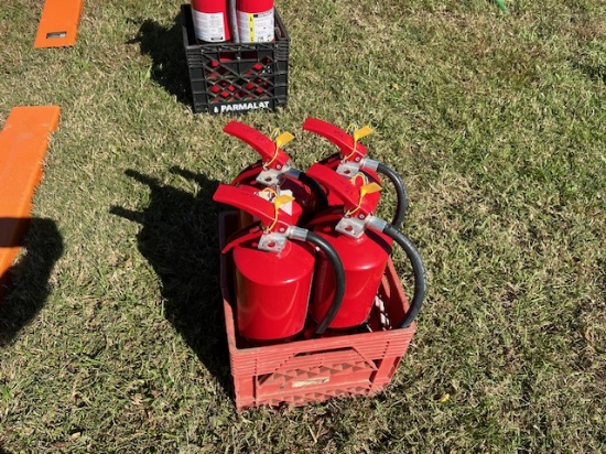 FIRE EXTINGUISHERS 4 x $