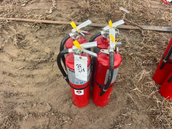 FIRE EXTINGUISHERS  4 x $