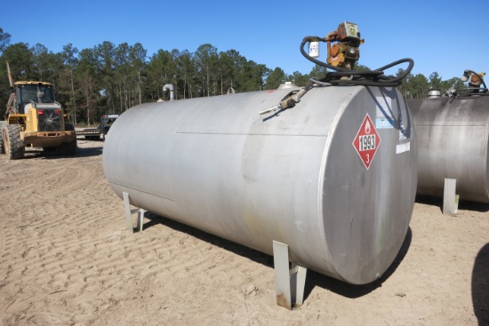 2500 GAL FUEL TANK W/ 115V PUMP