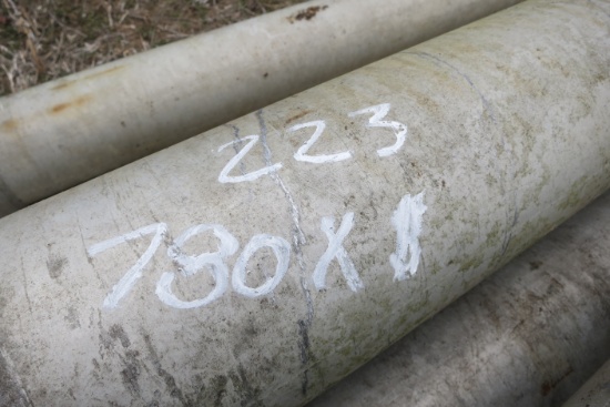 780'  6" RAINWAY IRRIGATION PIPE (LOOKS LIKE RING LOCK)