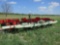 MECHANICAL 8-ROW MECHANICAL SWEET POTATO TRANSPLANTER MOUNTED ON KMC STACK FOLD TOOL BAR, 38