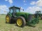 JD 8225R CAB, MFWD, DSL, POWERSHIFT TRANS, 4 SETS OF REMOTES, QUICK HITCH, WEIGHTS, 7829 HRS, SN:006