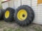 (2) JD 800/70R 38 TIRES & RIMS (TREND 80%)