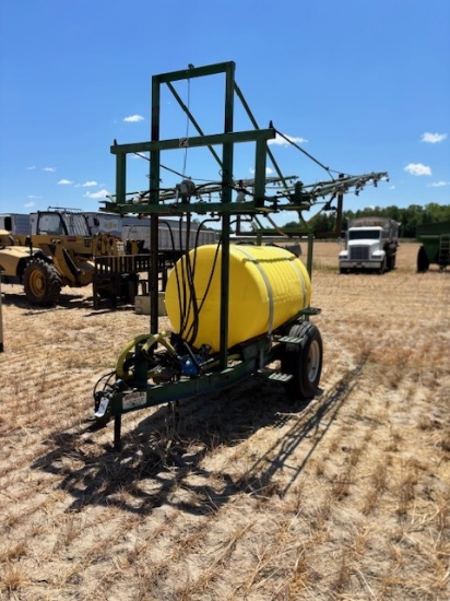 SHEPHARD 8-ROW, PULL TYPE SPRAYER, W/PUMP