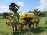KBH 8-ROW NITROGEN APPLICATOR, 3PT, 300 GAL, VERTICAL FOLD, JOHN BLUE PUMP, 46