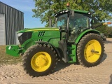 JD 6155R, CAB, MFWD, DSL, POWERQUAD TRANS W/ E RANGE, LEFT HAND REVERSER, 3 SETS REMOTES,