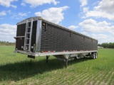 2003 TIMPTE SUPER HOPPER 42' ALUMINUM HOPPER BOTTOM TRAILER ROLLOVER COVER