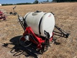 FINCO 110-GAL SPRAYER, SPRING FOLD BOOMS, PUMP, WAND, NEW