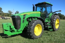 JD 8130 MFWD, CAB, DSL, POWERSHIFT TRANS, GREEN START READY, PLANTER VALVES, 3 SETS REMOTES, REAR WH