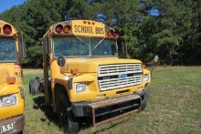 1986 FORD BUS CAB N CHASSIS, DSL ENG, AIR BRAKES, AUTO TRANS