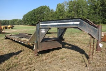 PJ 26' TRAILER, NEEDS AXLES & BOARDS