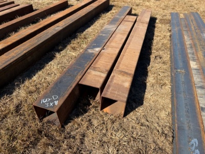10” Tube Steel, Various Lengths 3x$