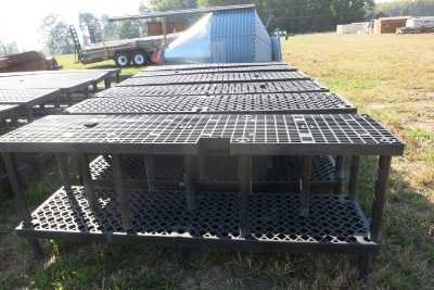 (6) Plastic 8' Racks