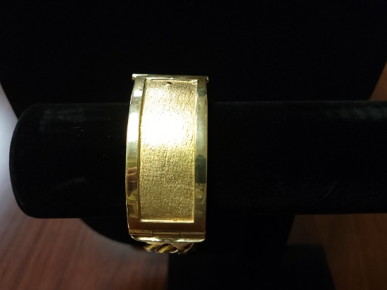 8.5" 10k Yellow Gold Chino Bull Bracelet