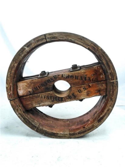 Limestone Browning Machine Wood Wheel