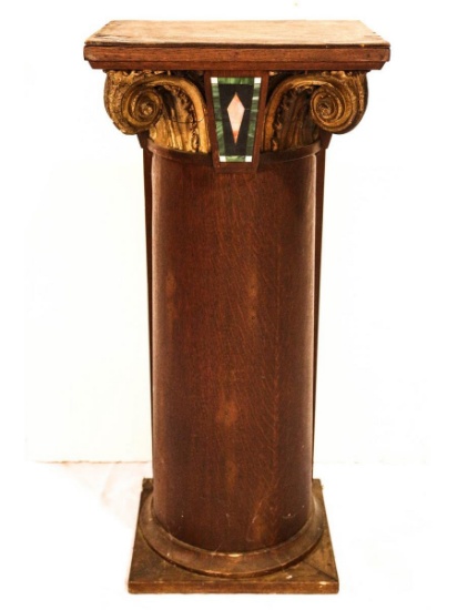 1800's Saloon Back Bar Pillar