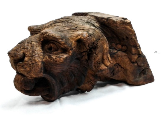 Ship's Figural Head Solid Wood