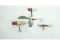 Lot of 4 Miniature Fishing Lures