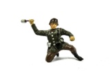 Elastolin Figure Throwing Grenade