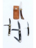 Four Pocket Knives