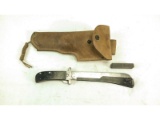 WWII US Survival Machete/Knife w/ Holster