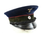 Nazi Police Officers Visor Cap