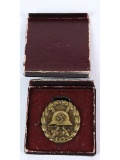 WWII Nazi Wound Badge in Gold, Cased