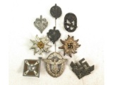 9 WWII Nazi Medals and Insignias