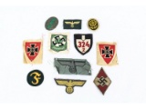 WWII Nazi Cloth Insignia Collection