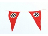 2 WWII Nazi Pennants