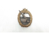 WWII Nazi Coastal Artillery Badge