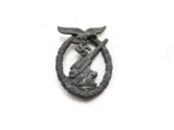 WWII Nazi Luftwaffe Artillery Badge