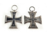 2 WWI German Iron Crosses 2nd Class