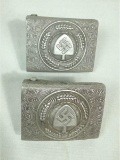 WWII Nazi RAD Labor Corp Buckles