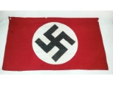 German WWII Political Swastika Banner Rally Flag