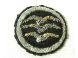 WWII German Glider Pilot Badge Bullion on Cloth