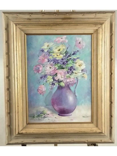 Lor Kaufmann Still Life with Flowers Painting