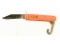 Orange Paratrooper Switchblade by Logan/Smyth