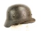 WWII German M-35 Single Decal Helmet Complete