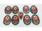 U.S. WWII ETO Patches, 9 Count