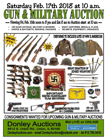 200 Guns & Historic Military Relics