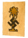 WWII German Afrika Corps Vehicle ID Flag